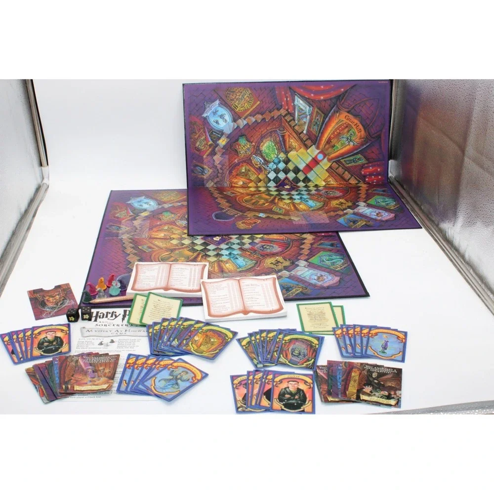 VTG Harry Potter Mystery at Hogwarts Game Mattel, 2000 w/ EXTRAS!